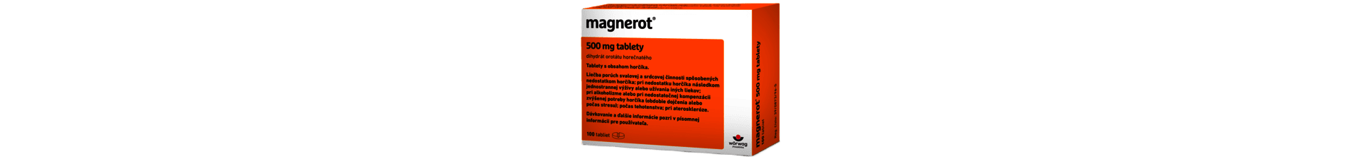 Magnerot - magnézium v tabletách, cena, dávkovanie, tetánia, srdce, stres, príbalový leták